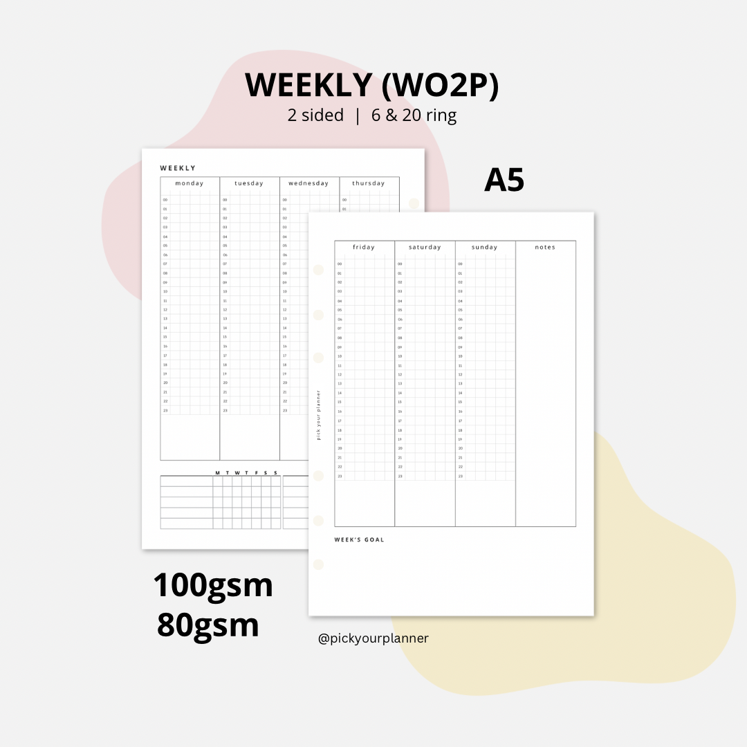 A5 Weekly (WO2P)