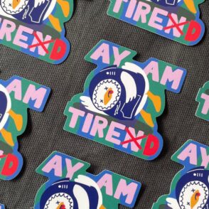 Vinyl Sticker - Ayam Tired