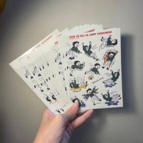 Vinyl Sticker - Falling in Sundanese