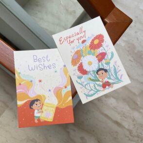 Greeting Card Best Wishes & Esp. 4 U