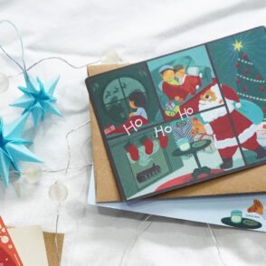 Greeting Card Santa