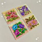 Die-cut Sticker Hologram Iridescent Bloom In June