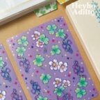 Stickersheet Vinyl Lucky Clover