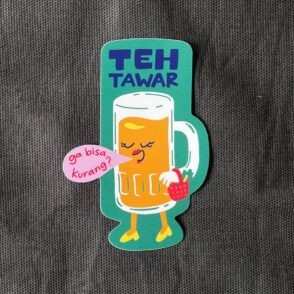 Vinyl Sticker - Teh Tawar (Large)