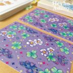 Stickersheet Vinyl Lucky Clover