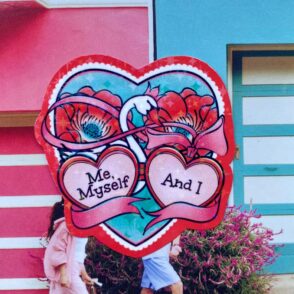 Die-Cut Stickers Hologram Stars - Love Yourself