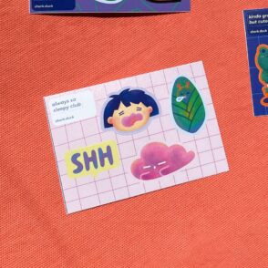 Vinyl Sticker - Sleepy Club (Mini)