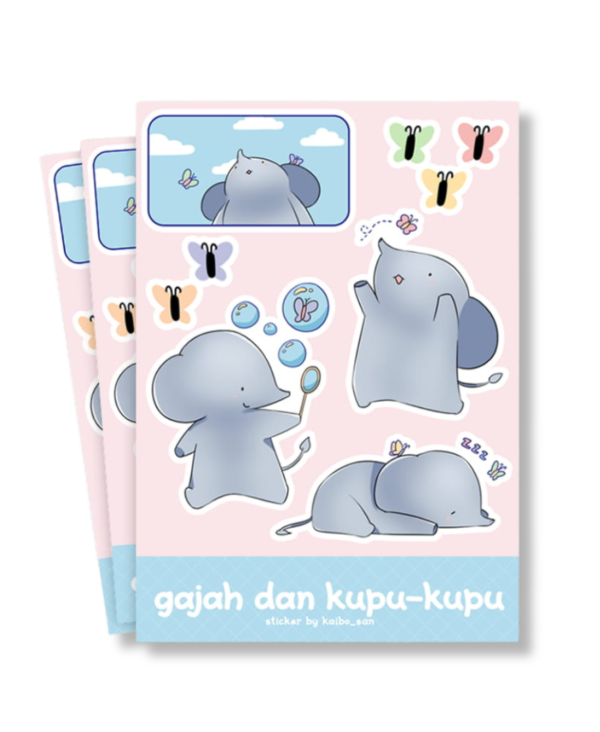 The Elephant and Buttrerfly The Elephant and Buttrerfly