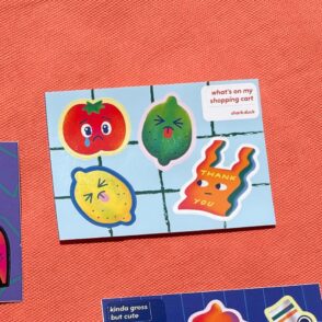 Vinyl Sticker - Shopping Cart (Mini)