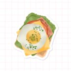 Single Open Egg Toast