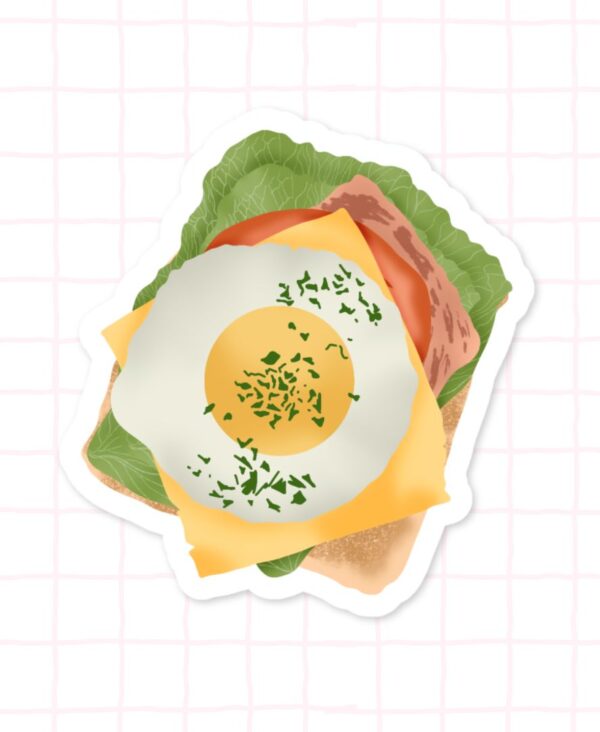 Single Open Egg Toast