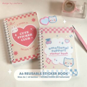 A6 Reusable Sticker Book