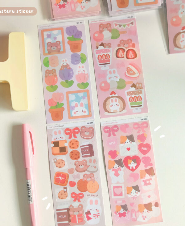 Kawaii Hologram Deco Sticker Series