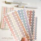 Mini Flower Alphabet Sticker Series