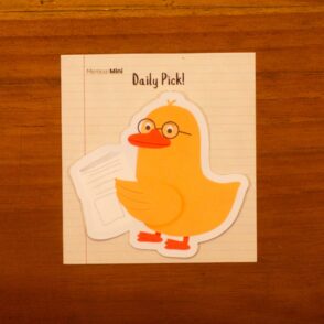 memoarmini-single-duck-reading-with-insert-paper