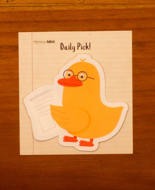 memoarmini-single-duck-reading-with-insert-paper