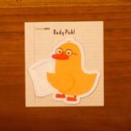 memoarmini-single-duck-reading-with-insert-paper