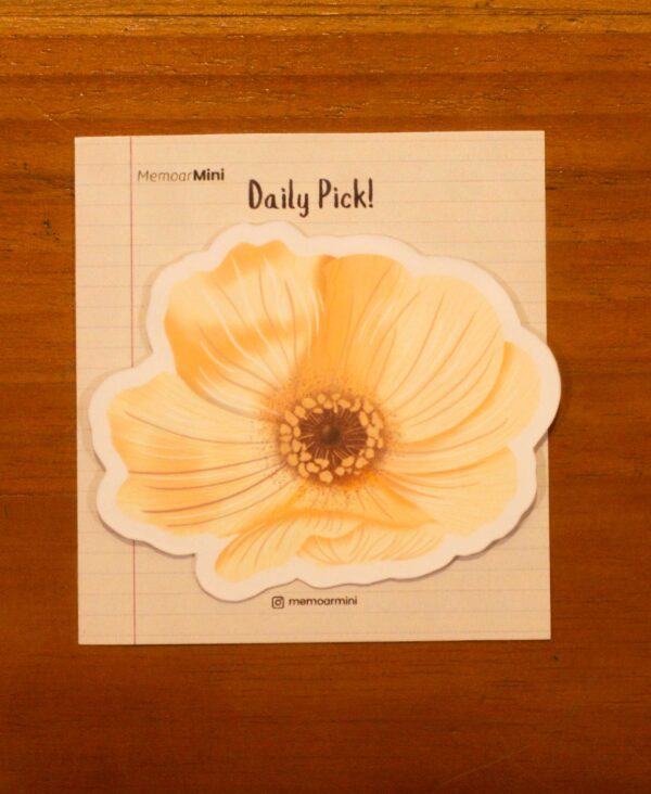 memoarmini-single-ivory-daisy-01-with-insert-paper memoarmini-single-ivory-daisy-01-with-insert-paper