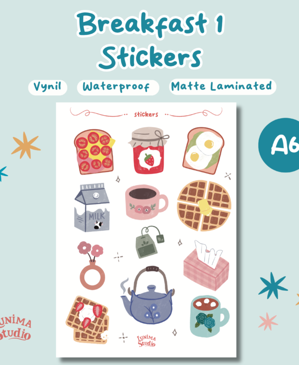 17 Breakfast 1 Sticker