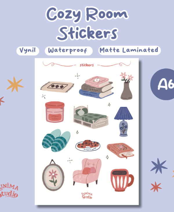 22 Cozy Room Sticker