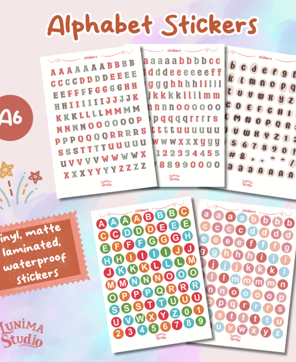 All Alphabet Stickers