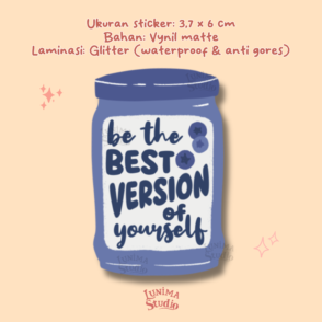 Motivational Stickers - Fruit Jam Series - Blueberry