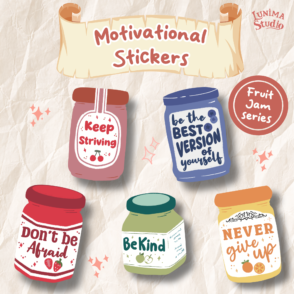 Motivational Stickers - Fruit Jam Series