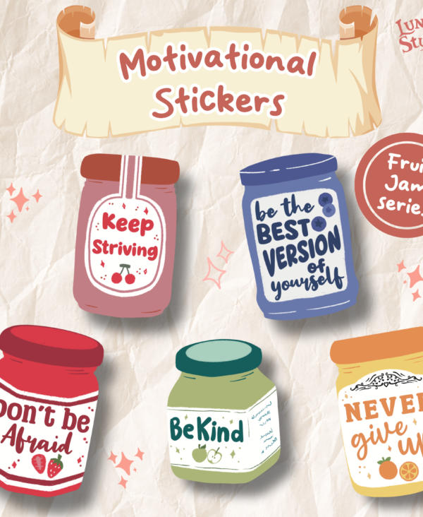 Motivational Sticker - Fruit Jam series