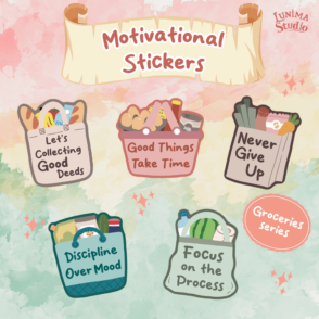 Motivational Stickers - Groceries Series