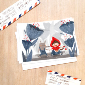Artprint little red riding hood