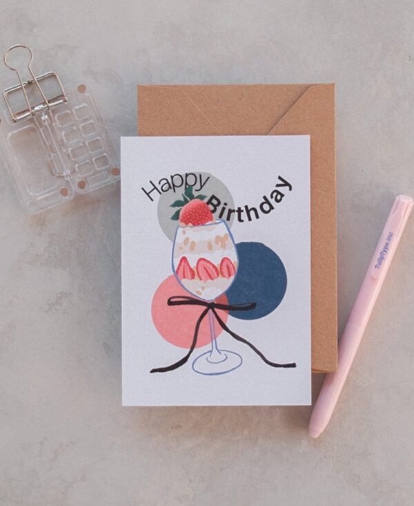 TTI - Greeting Card Berry BDay Parfait TTI - Greeting Card Berry BDay Parfait