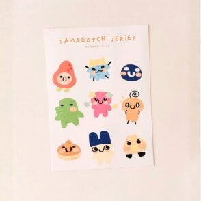Tamagotchi Sticker Sheet