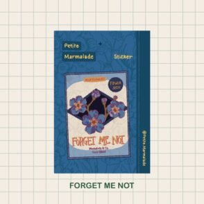 Petite Marmalade - Big Sticker - Forget Me Not
