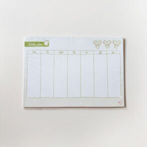 Memo Pad Weekly Plan Green (Kappa)