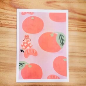 Orange Gal Art Prints A6