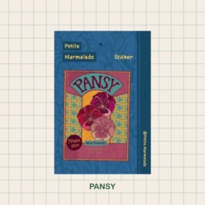 Petite Marmalade - Big Sticker - Pansy