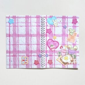 A5 Reuseable Sticker Book Pink