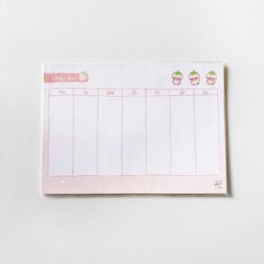 Memo Pad Weekly Plan Pink (Berry)