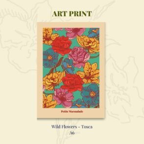Petite Marmalade - Art Print - Wild Flowers Tosca
