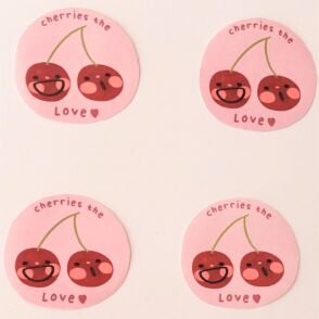 Cherries The Love Sticker Die Cut