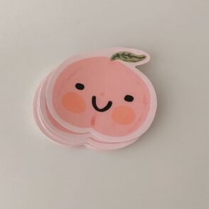 Peachy Keen Sticker Die Cut