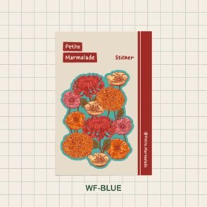 Petite Marmalade - Big Sticker - Wild Flowers Blue