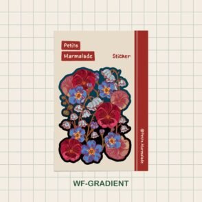Petite Marmalade - Big Sticker - Wild Flowers Gradient