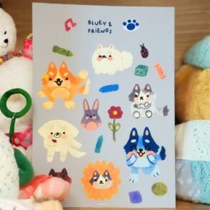 Bluey & Friends Sticker Sheet