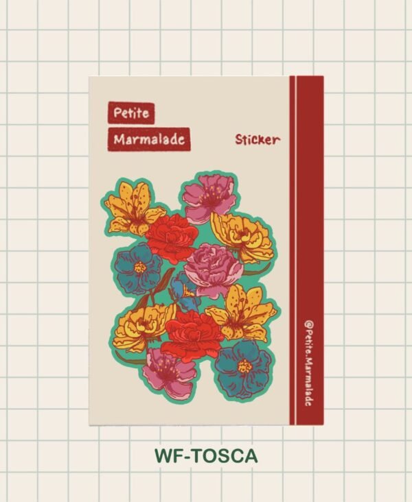 Big Sticker - Wild Flowers Tosca Big Sticker - Wild Flowers Tosca