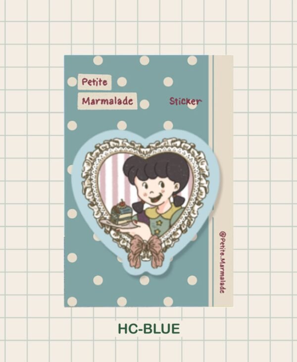 Big Sticker - Happy Cake Blue