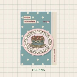 Petite Marmalade - Big Sticker - Happy Cake Pink