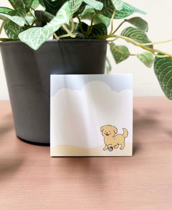 Golden Retriever Memo Pad_Small Golden Retriever Memo Pad_Small