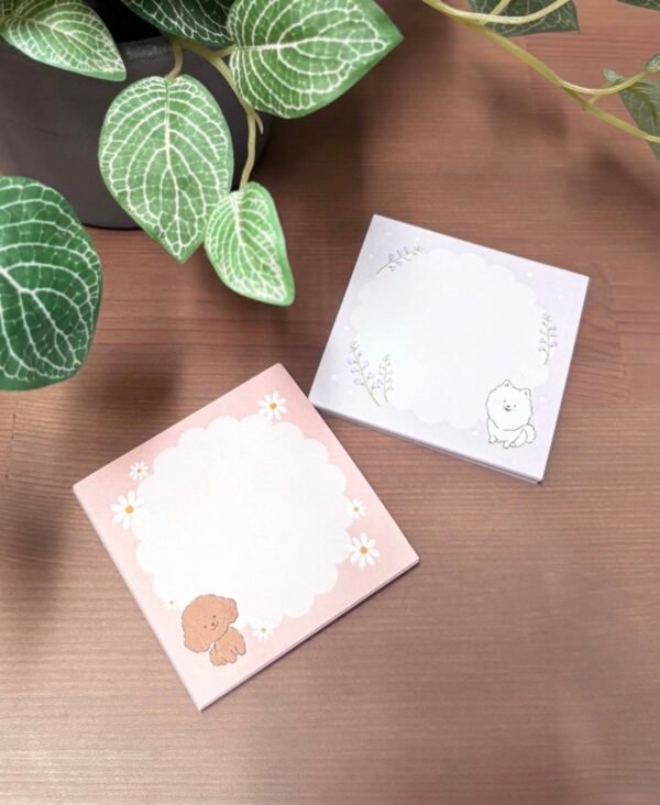 Poodle and Pomeranian Memo Pads_Small Poodle and Pomeranian Memo Pads_Small