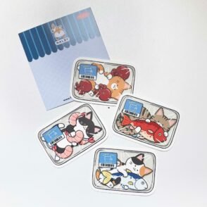 Cat Fish Sticker Pack